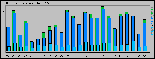 Hourly usage