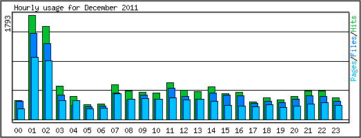 Hourly usage