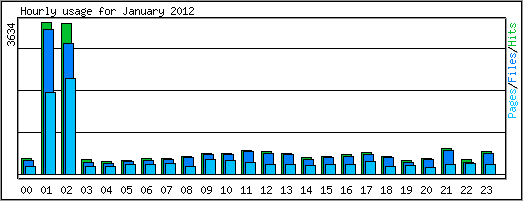 Hourly usage