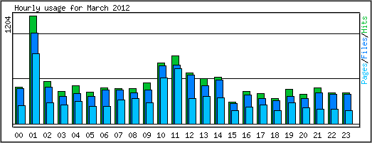 Hourly usage