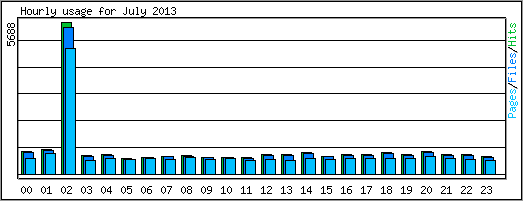 Hourly usage