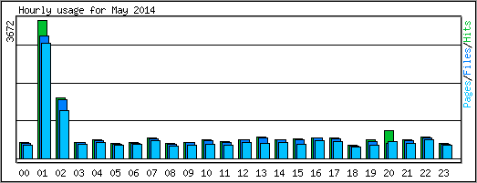 Hourly usage