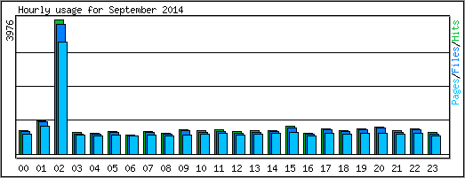 Hourly usage