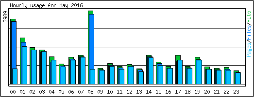 Hourly usage