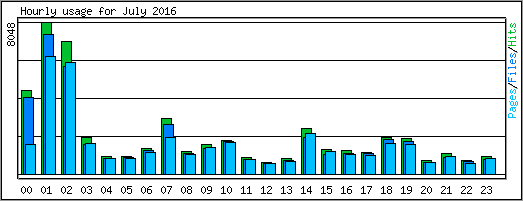 Hourly usage