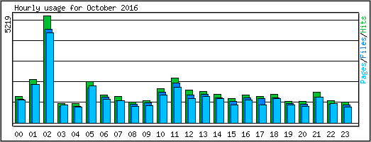 Hourly usage