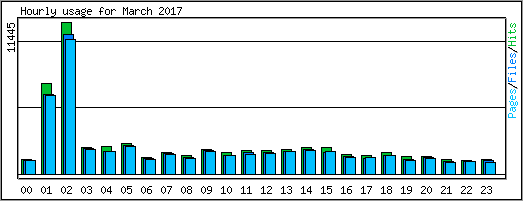 Hourly usage