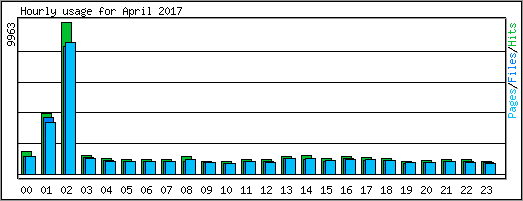 Hourly usage